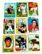 9 NFL Quarterback Greats Football Cards