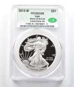 2013-W American Silver Eagle Limited Edition Set PR70 DCAM CAC CACG