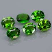 Top forest green 2.26ct Chrome Diopside set