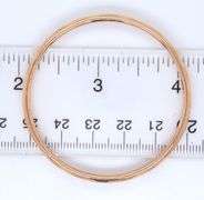 18kt Yellow gold diamond cut baby bangle