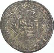 1690 Kingdom Of Saxony 2/3 Thaler