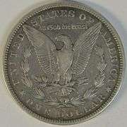 Handsome 1890-CC Morgan Silver Dollar in upper end circ