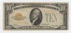 Nice scarce Series of 1928 Small Size $10 Gold Certificate