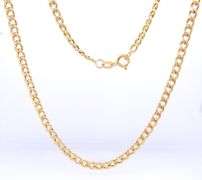 18kt Yellow gold Curb link chain necklace