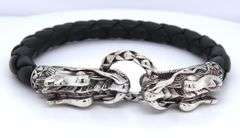 John Hardy Legend Naga double Dragon head bracelet