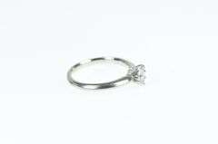 14K White Gold 0.21 Ct Marquise Diamond Solitaire Engagement Ring