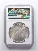 Error MS62 1923 Peace Silver Dollar Curved Clip @ 11:30 NGC