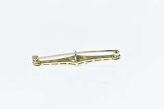 14K Yellow Gold Art Deco Amethyst Ornate Classic Pin/Brooch