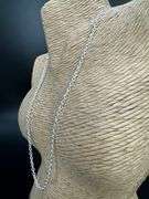 Sterling Silver Rolo Chain Necklace 18"