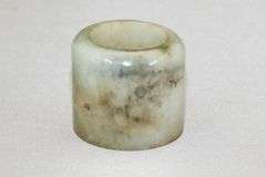 Antique Jadeite Archer's Ring