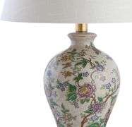 Chinoiserie Hand-Painted Age of Enlightenment Floral Lamp