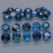 Heated only! 4.80ct blue sapphire set