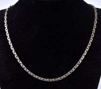 Chain link Necklace in Sterling Silver