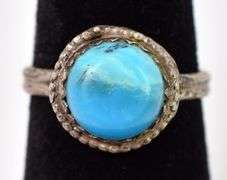 Turquoise Gemstone Ring in Sterling Silver
