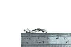 14K White Gold Black & White Diamond Wave Journey Pendant