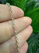 Sterling Silver Rolo Chain 3.1mm Solid 925 Italian Cable Link New Necklace 30"