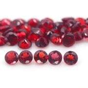 Ravishing wine red 12ct untreated Garnet set