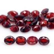 Ravishing wine red 14.25ct untreated Garnet set