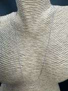 14k White Gold Solid Cable Chain Round Rolo Link 0.75mm Necklace 16"