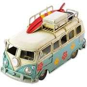 Vintage Beach Bus Retro Camper Van Metal Art