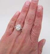 2.07CTW Diamond Encrusted Halo Diamond Ring