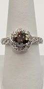 Dynamic 2.85 Ct VVs1 Golden Amber Green Lab Diamond Ring
