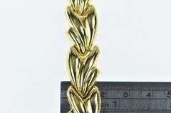 925 Puffy Vintage Wavy Statement Thick Bracelet