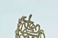 14K Yellow Gold The Best Number One Word Cut Out Cuff Links