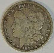 Very scarce 1880-CC Morgan Silver Dollar. Key date