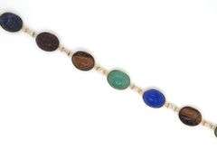 14kt Yellow gold Scarab bracelet