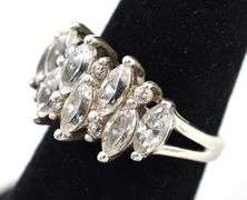 CZ Gemstone Ring in Sterling Silver