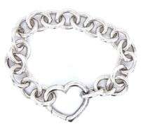 Tiffany & Co Open heart clasp bracelet in 925 sterling silver