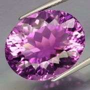 Concave flashing 15.03ct violet Amethyst