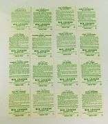 16 Goudey Gum 1933 Reprints Baseball Cards