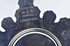 Sterling Silver 1971 Gorham Snowflake Christmas Ornament