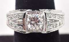 CZ Gemstone Ring in Sterling Silver