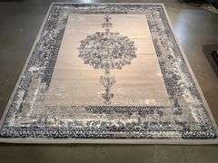 Impressive Vintage Repro Design Rug 8x10