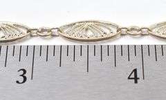 Fancy Filigree Link Bracelet in Sterling Silver