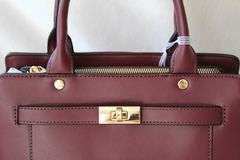 Stylish Burgendy Color Designer Bag By David Jones-Paris