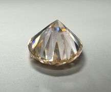 Phenominal Rare 3.21 Ct Golden Amber Bronze Fire Moissanite