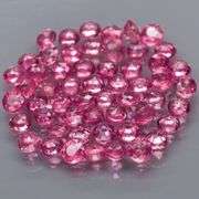 Premium 3.66ct 55 piece round cut Ruby set