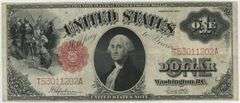 Desirable 1917 Series Large Size $1 Legal Tender note