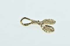 14K Yellow Gold Tennis Racquet Racket Sports Charm/Pendant