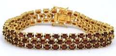 Group lot of 925 sterling silver over gold plated bracelets and watch
