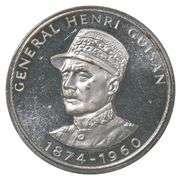 1960 Gen. Henri Guisan Mobilization Commem Medal Swiss Shooting Metal