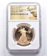 PF69 2021-W $50 American Gold Eagle T-2 2022 DC Mint HQ NGC