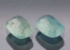 Gorgeous 2.44ct blue green Grandidierite pair