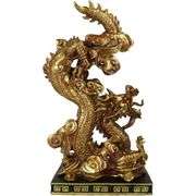 Imperial Nine Golden Dragons Feng Shui Statue