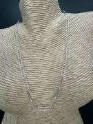 Sterling Silver 925 Diamond Cut 4mm Paperclip Chain 16" Necklace Italy
