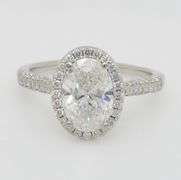 2.07CTW Diamond Encrusted Halo Diamond Ring